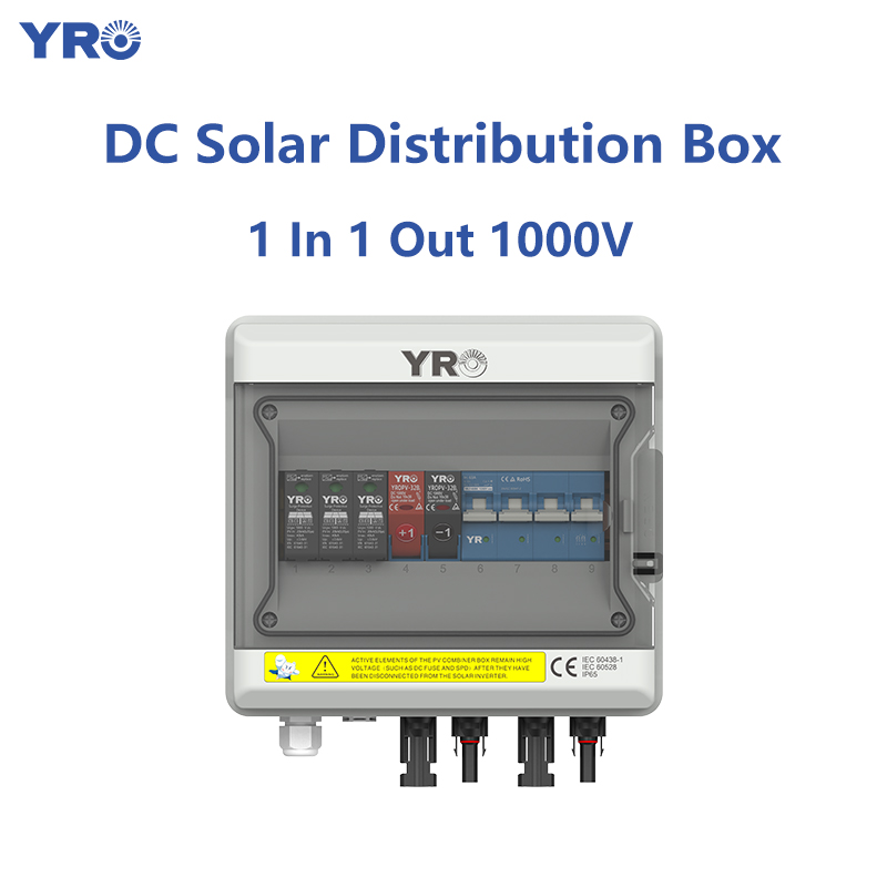 1 i 1 ut 1000V DC Solar Distribution Box
