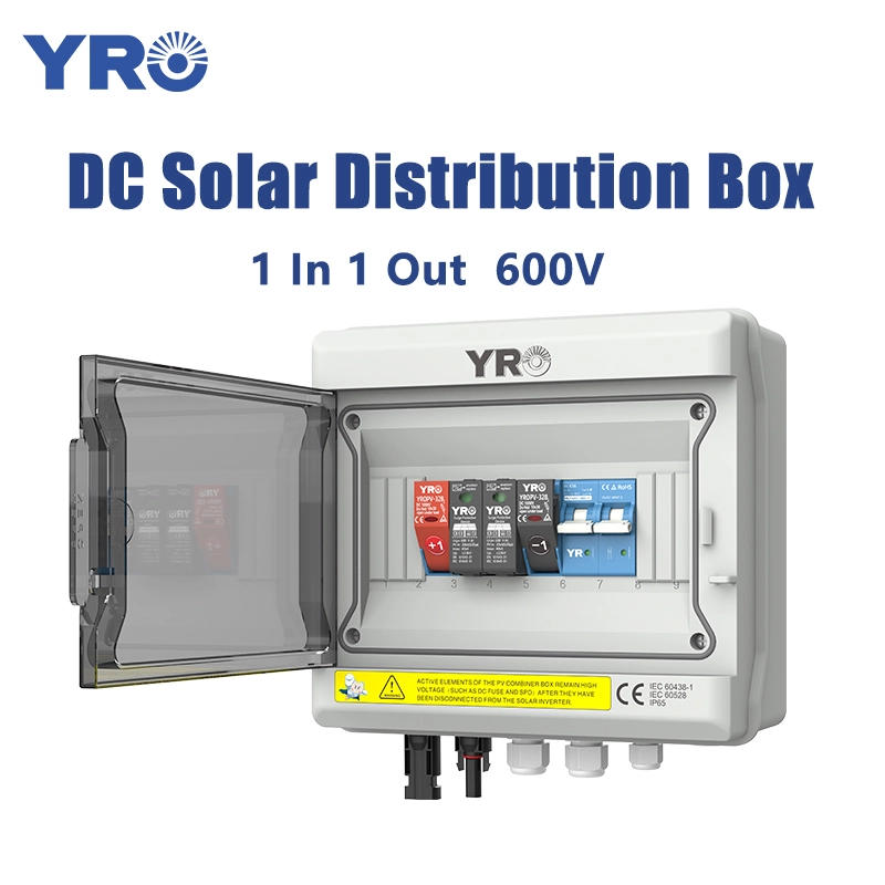 1 i 1 ut 600V DC Solar Distribution Box
