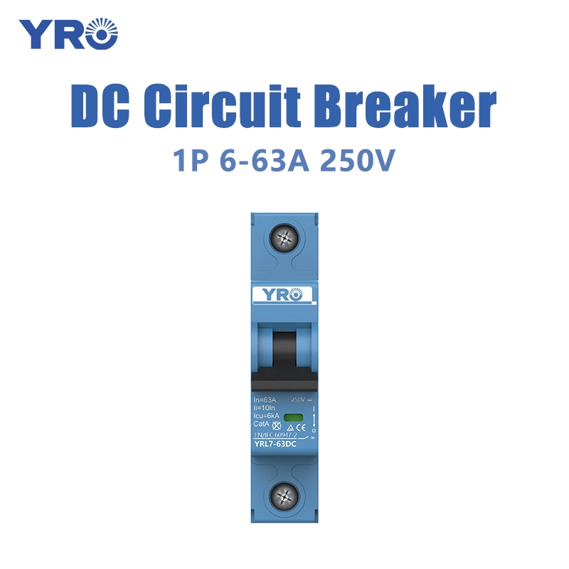 1P 6-63A 250V DC-brytare
