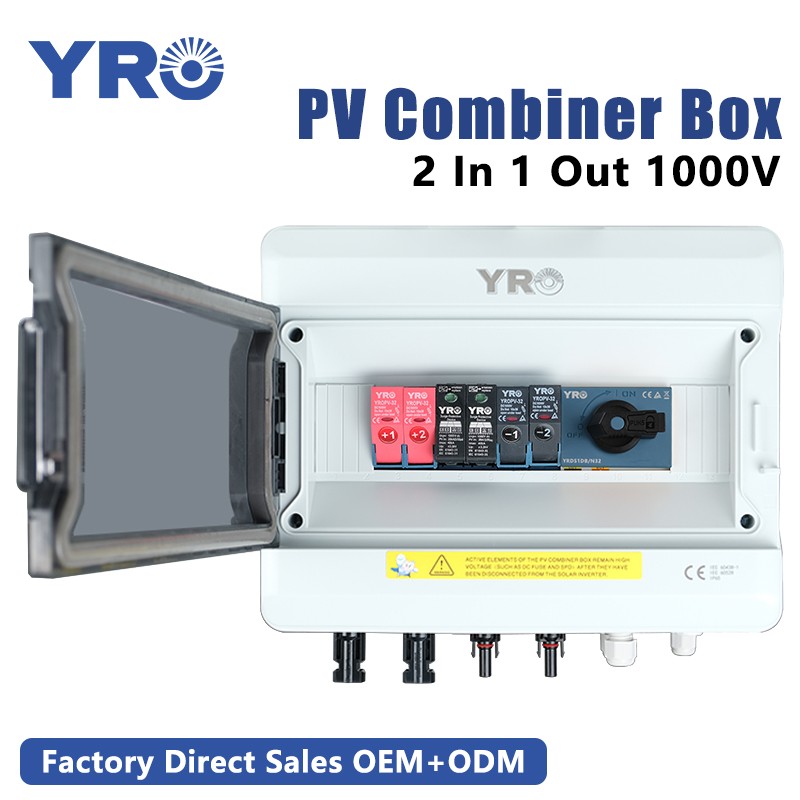 2 I 1 ut 1000V DC med Disconnect Switch