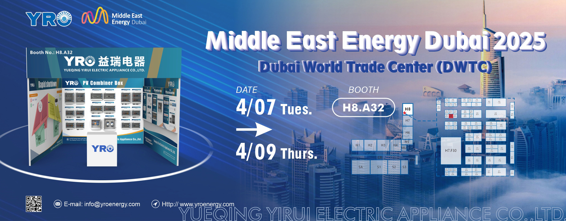 Yro visar på Dubai Energy Expo