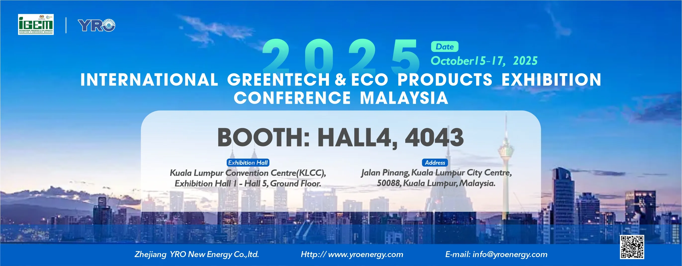 Möt på utställningen i Malaysia den 15 oktober