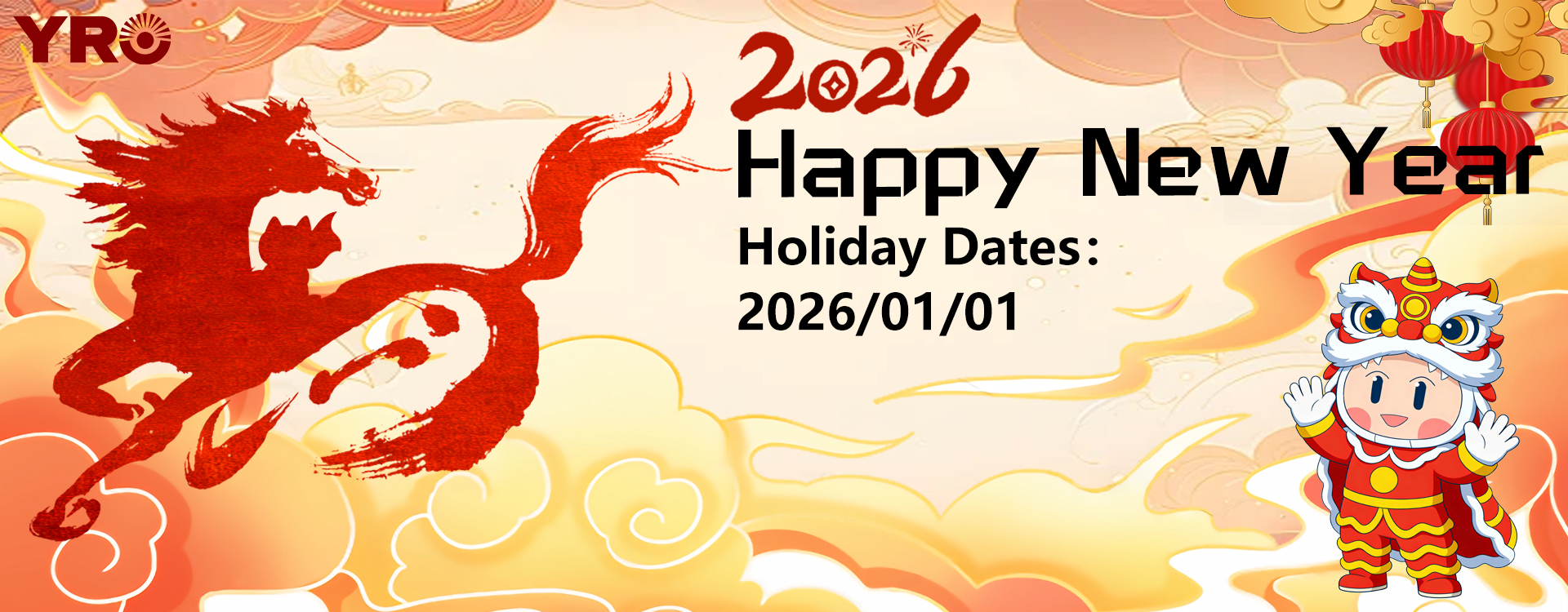 Tillkännagivande om YRO Companys 2026 års semesterarrangemang för nyårsdagen