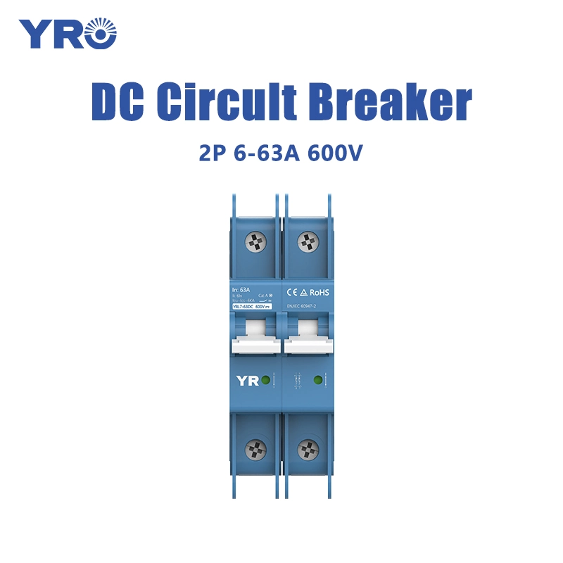 2P 6-63A 600V DC-brytare