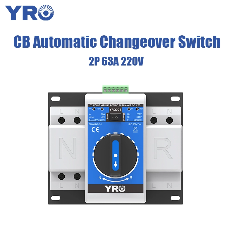 2P 63A 220V Klass B CB ATS