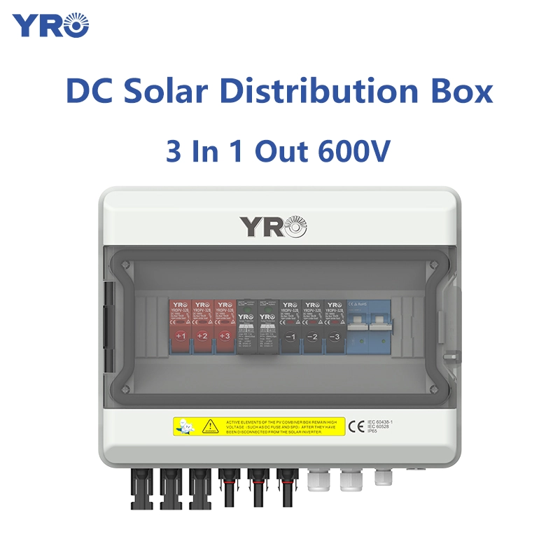 3 I 1 OUT 600V DC Solen Distribution Box