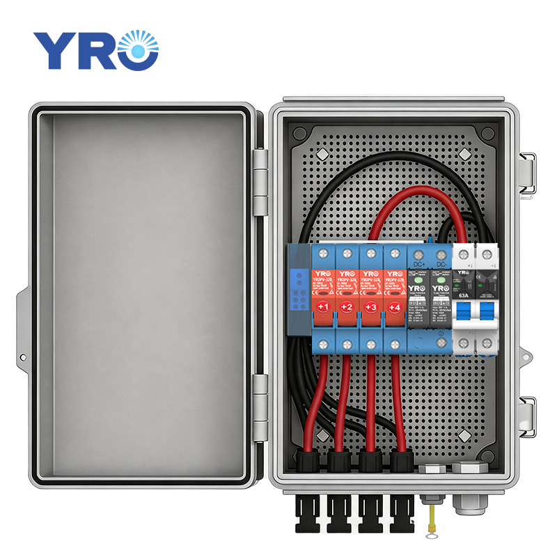 4 in 1 ut 500V DC ABS distributionslåda