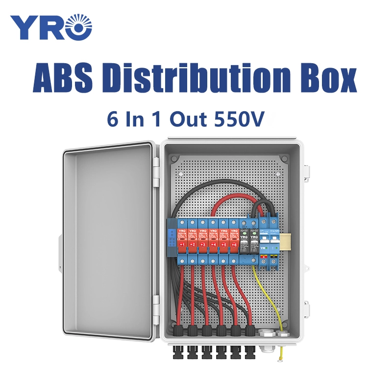 6 I 1 OUT 550V DC ABS Distribution Box